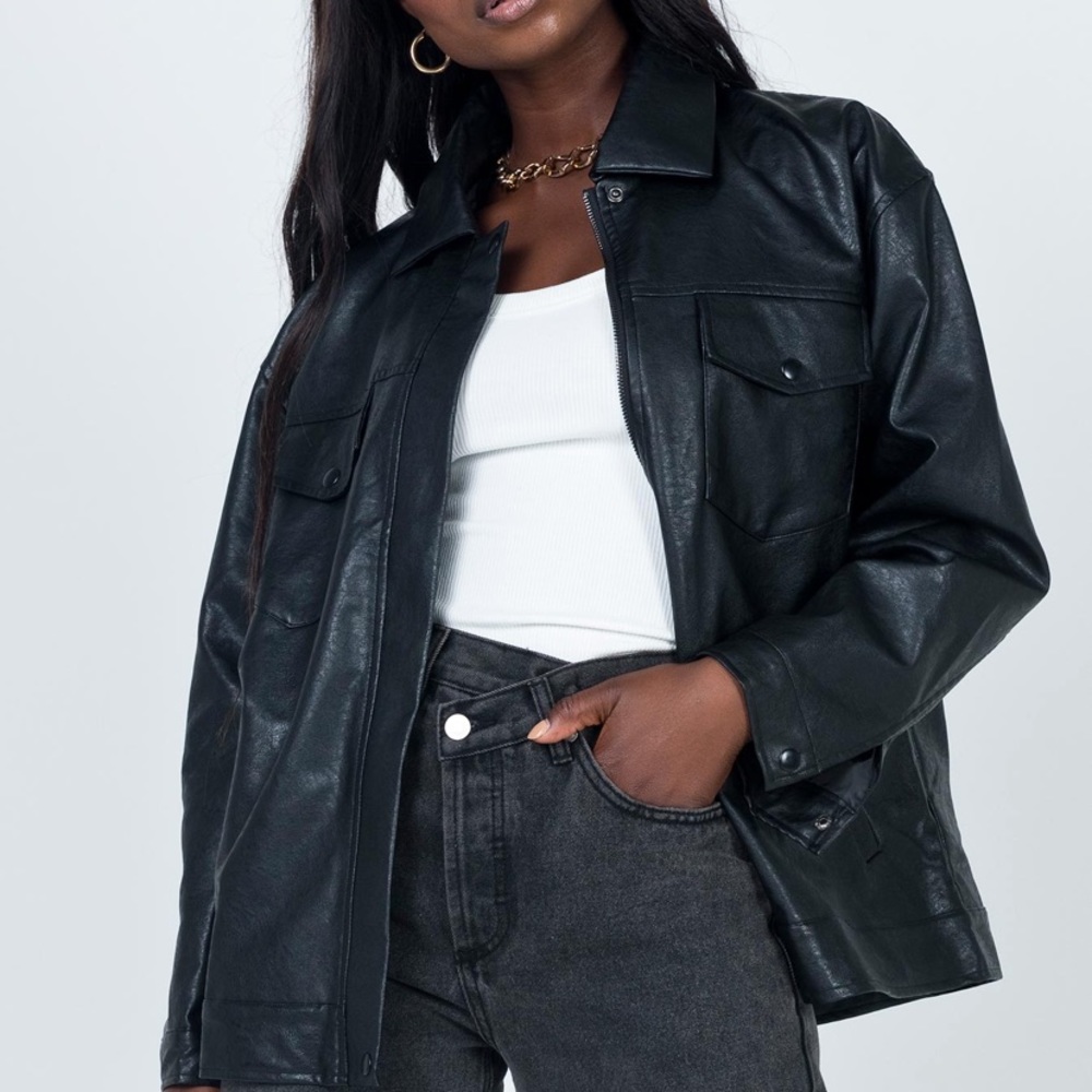 Princess Polly Callie Leather Jacket